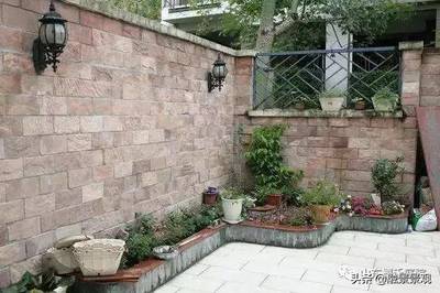 庭院設計:不一樣的花池設計,鄰居看了羨慕不已