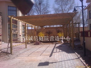 圖 大興庭院綠化設(shè)計(jì)制作防腐木花架亭子?xùn)艡诠?北京鮮花綠植
