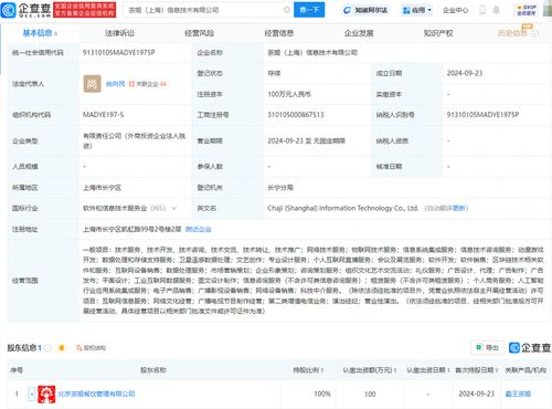 霸王茶姬上海新公司成立，跨界動(dòng)漫游戲開(kāi)發(fā)與信息系統(tǒng)集成雙線布局